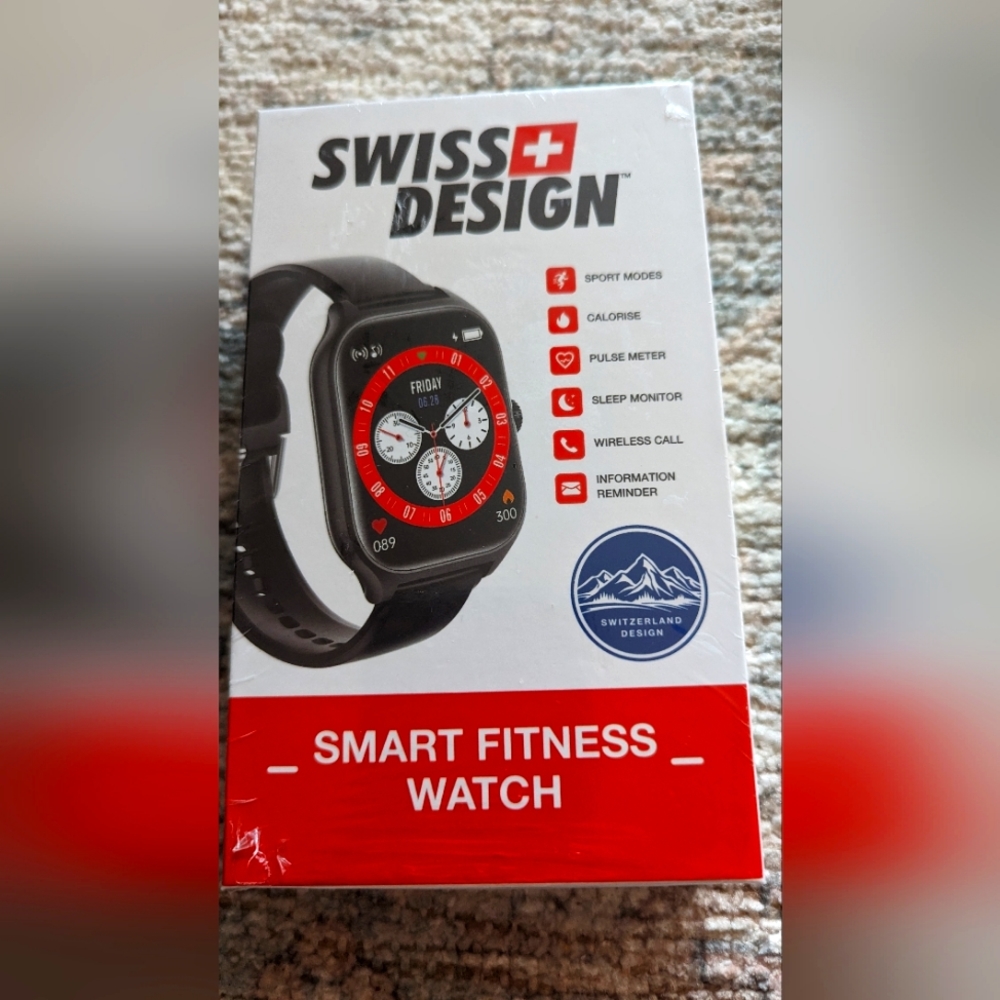 Swiss+design smart watch